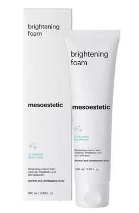 Осветляющая пенка Brightening Foam — мягкое очищение и сияние кожи Mesoestetic
