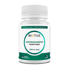 Ашваганда, Ashwagandha, Biotus, 1350 мг