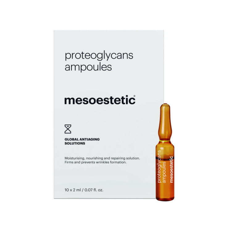 Mesoestetic Proteoglycans Ampoules 10x2 мл – живильні ампули з протеогліканами та вітаміном C