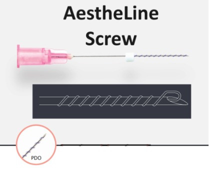 Мезонити AestheLine SCREW PLLA 20 шт