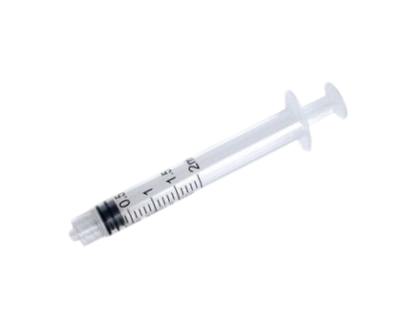Шприц трехкомпонентный Luer-Lock без иглы 2 мл 10 шт