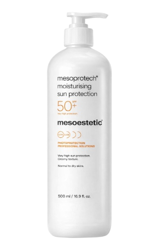 Mesoestetic Mesoprotech Moisturising Sun Protection SPF 50+ — увлажняющий солнцезащитный крем широкого спектра