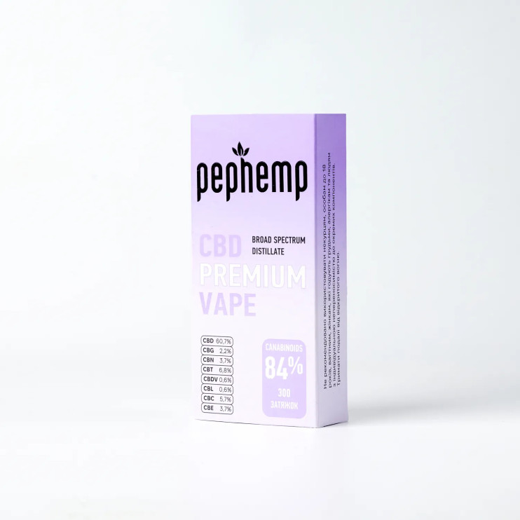 Інгалятор з 84% КБД Broad Spectrum