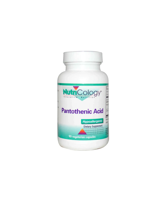 Пантотенова кислота (Pantothenic Acid), Nutricology, 90 капсул