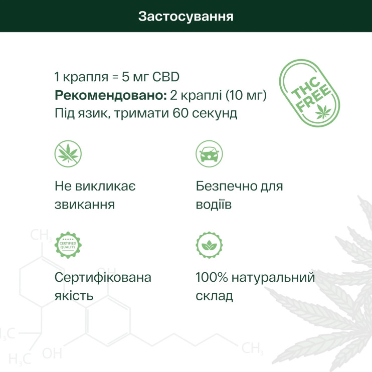 Масло CBD 10% каннабидиол