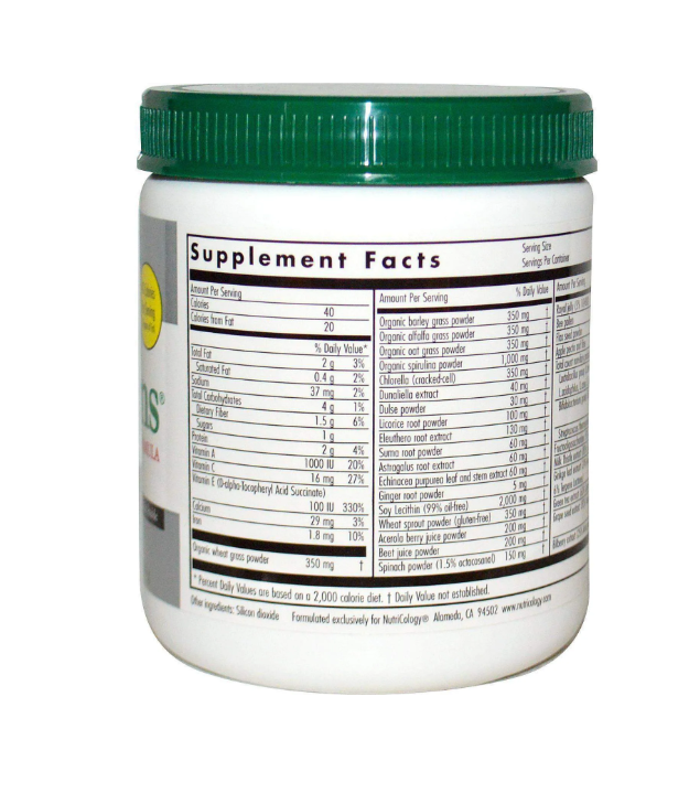 Суперфуд, ProGreens, Nutricology, 265 г