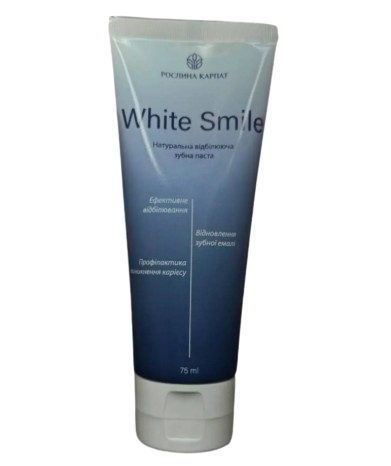Зубная гель-паста White Smile Растения Карпат