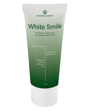 Зубная паста White Smile Растения Карпат