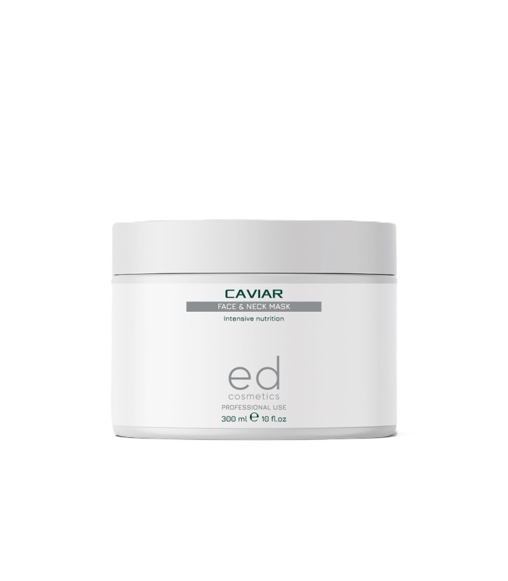 Ed Cosmetics CAVIAR FACE & NECK MASK маска для лица и шеи с экстрактом черной икры 300 мг