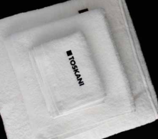 Махровое полотенце с логотипом Toskani (S / M / L)