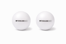 Антистресс-мяч с логотипом Toskani (чёрный)