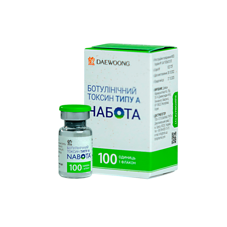 Ботулотоксин Nabota 100 од Набота 