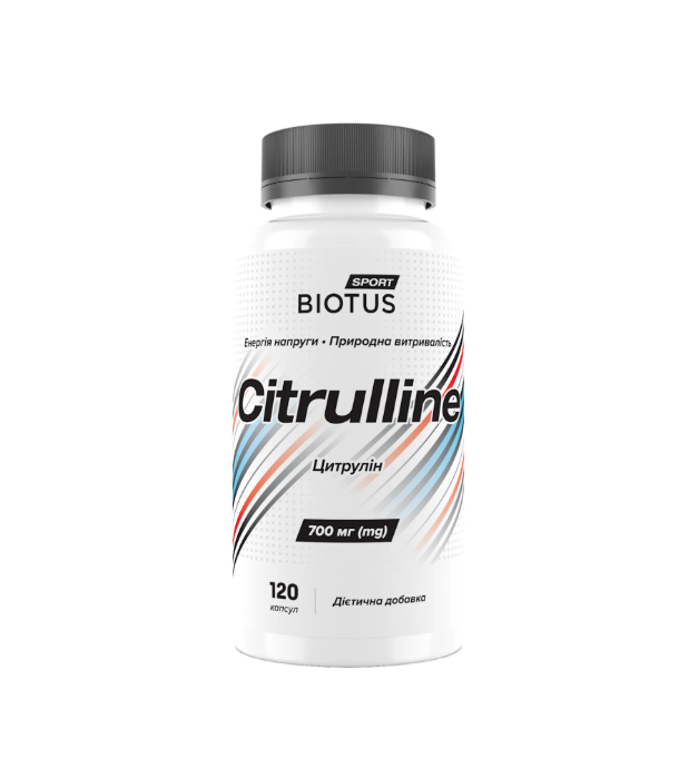 Цитрулін, Citrulline, Biotus, 120 капсул