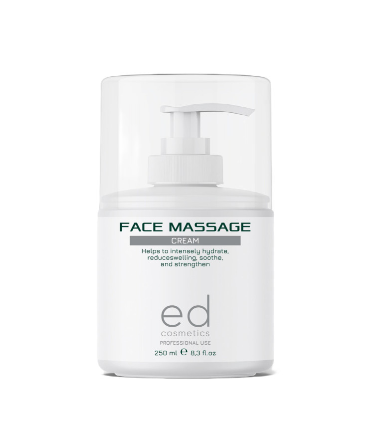 Ed Cosmetics FACE MASSAGE FACE CREAM/ПРОФЕССИОНАЛЬНЫЙ МАССОВНЫЙ КРЕМ ДЛЯ ЛИЦА 250мл