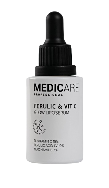 Ferulic & Vit C Glow Liposerum MEDICARE — антиоксидантная сыворотка