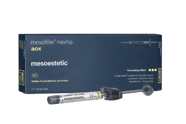 Mesoestetic Mesofiller Nexha AOX – филлер 20 мг/мл с лидокаином 0,3% и антиоксидантным комплексом