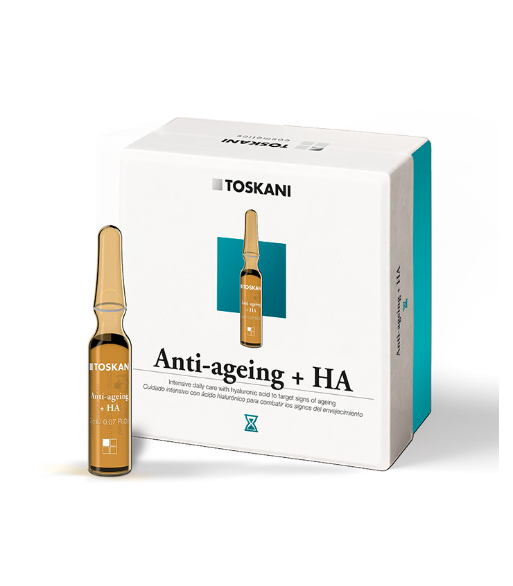 Toskani Anti-ageing + HA ампулы 15/2 мл