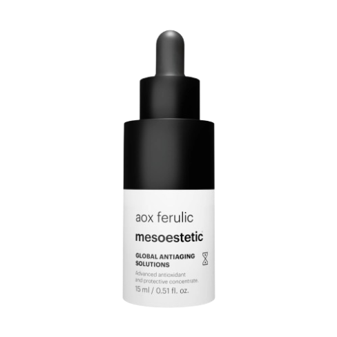 Mesoestetic AOX Ferulic EVO — антиоксидантная сыворотка с феруловой кислотой и витамином C