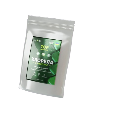 Органическая хлорелла в таблетках 100%