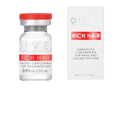 DIVES MED Rich Hair — лечебный концентрат против выпадения и ослабления волос